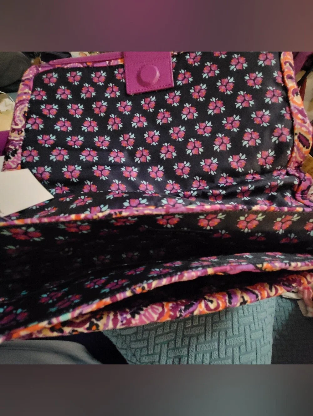 Vera Bradley Iconic Shoulder Bag  Dream Tapestry NWT